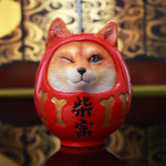 JXK Shiba Fortune Daruma Ver.A Collaboration Edition Animal Figurine