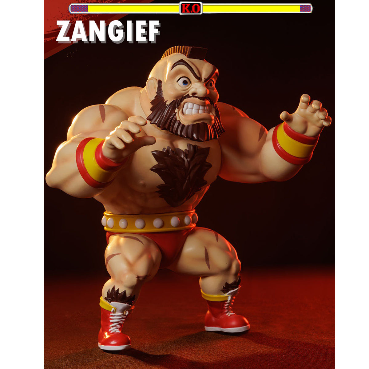 Asmus Toys Street Fighter QBITZ XL Series ZANGIEF Action Figures
