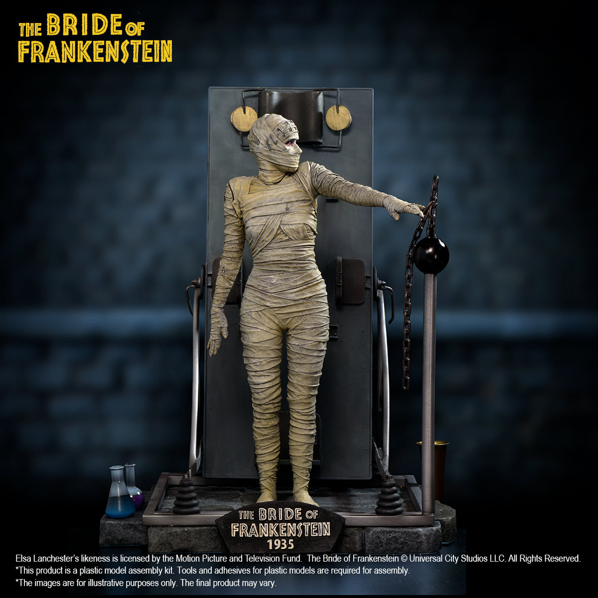 X-PLUS The Bride of Frankenstein Model Kits