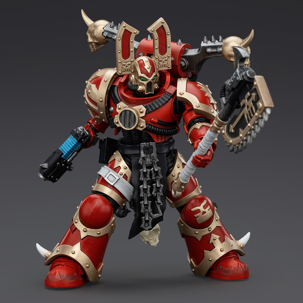 JOYTOY 1/18 Warhammer World Eaters Khorne Berzerker with Eviscerator C – In Demand Toys JOYTOY 1/18 Warhammer World Eaters Khorne Berzerker with Eviscerator C – In Demand Toys