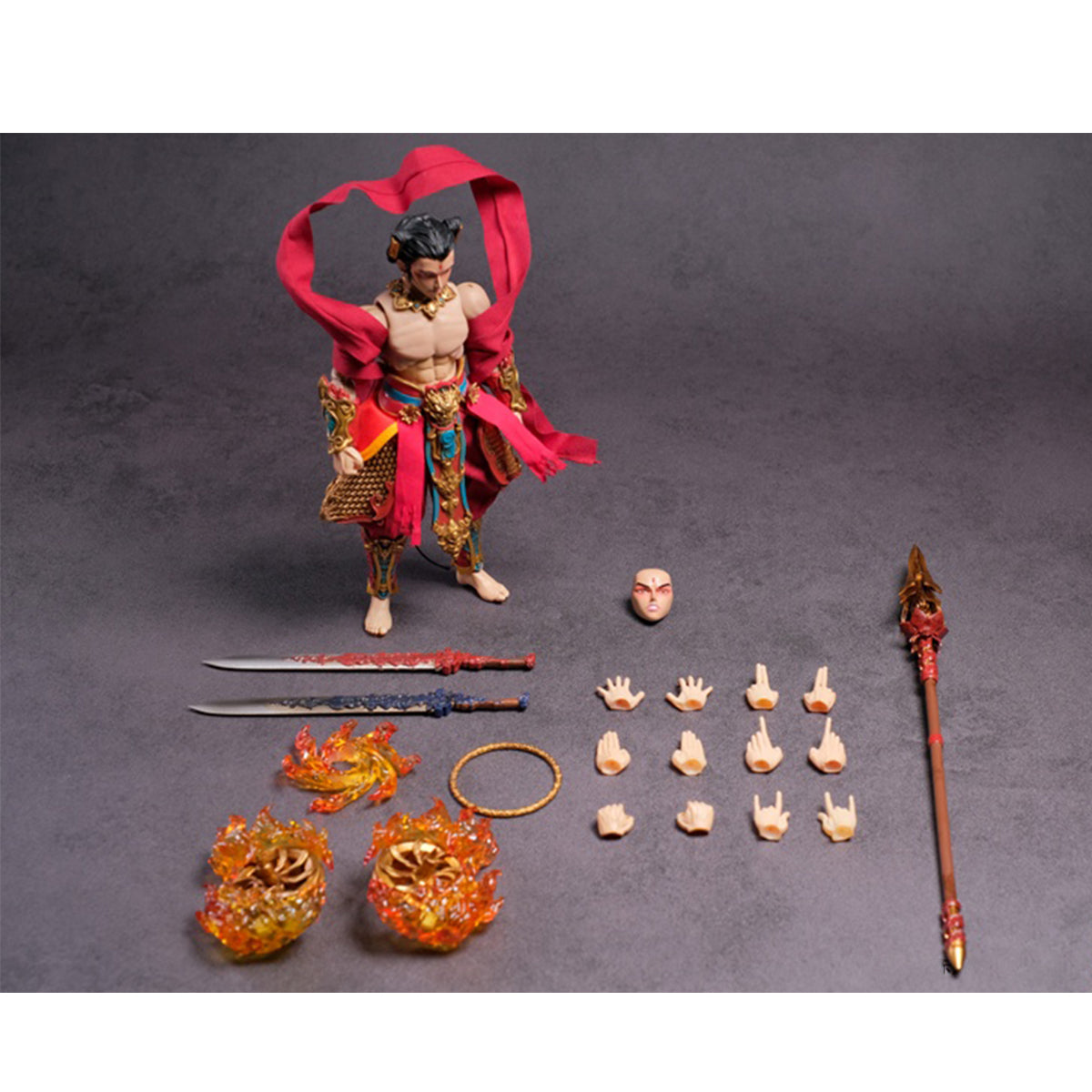 JOYMAN 1/12 Three Altars Sea Assembly Great God Nezha Third Prince Action Figures