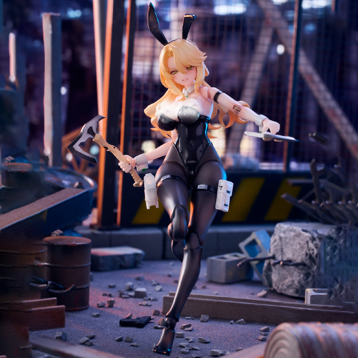 Sushing Bunny Rapid Action Squad Guardian Erena Action Figures