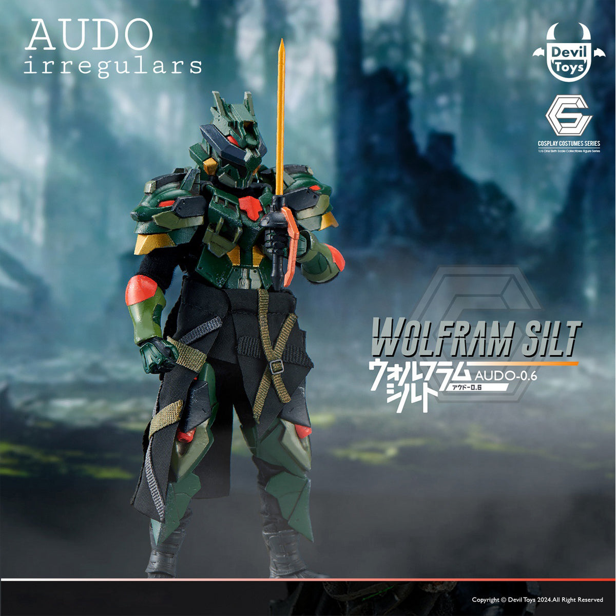 Devil Toys & AUDirregulars Wolfram Silt Action Figures
