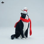 JXK Warm Cat in Winter Corner JXK349 Collectible Animal Figurine