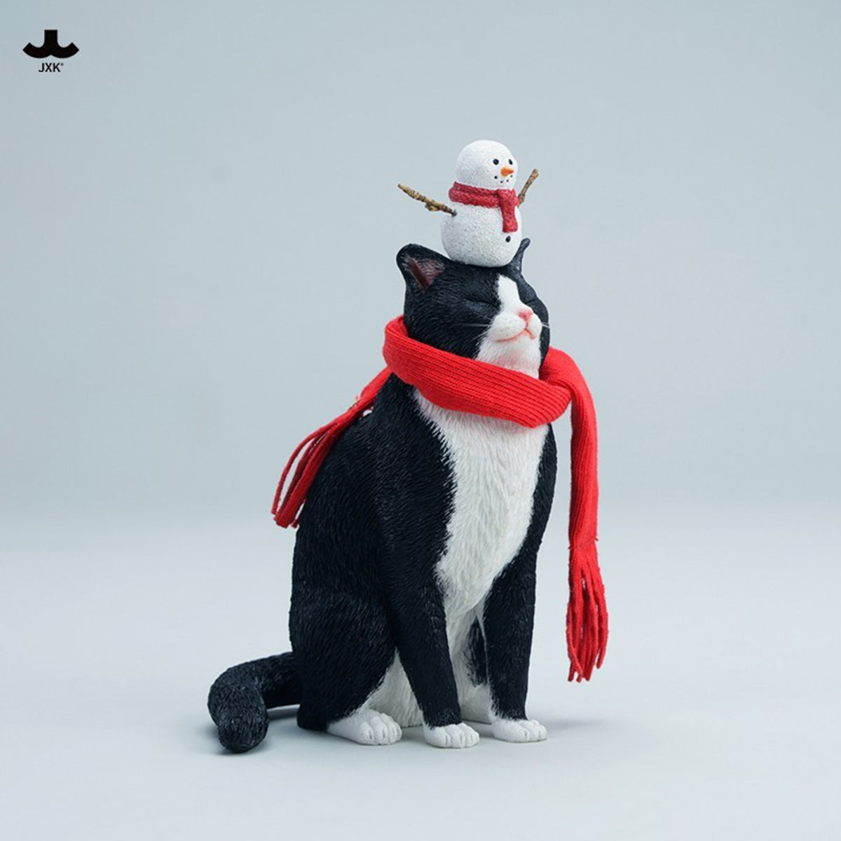 JXK Warm Cat in Winter Corner JXK349 Collectible Animal Figurine