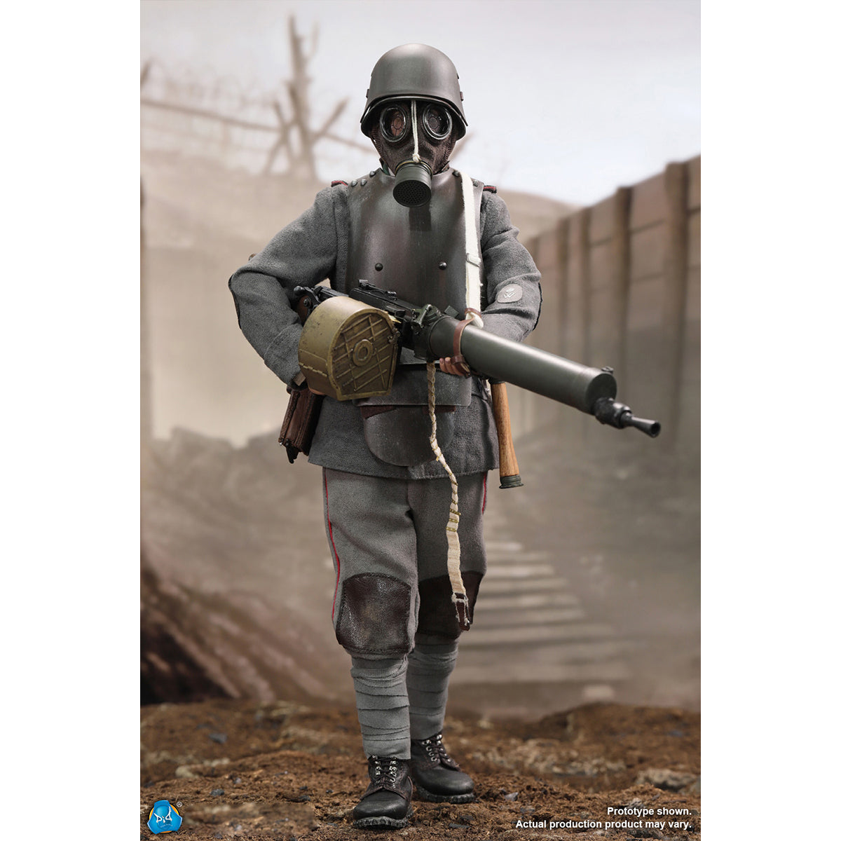 DID WWI German MG08 Machine Gunner Arthur D11015 1/6 Scale Action Figure