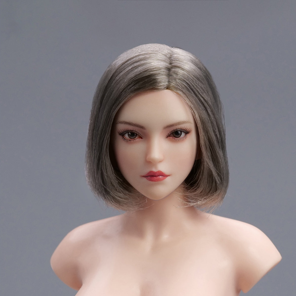 YMTOYS Action Figure Head Sculpt Accessory: Asian Female Head Sculpture - Xiao Zhao, Movable Eye, For 12-inch Miniature Figure