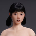 YMTOYS, Movable Eyes Asian Female Head Sculpt Wheat, For 12 Inches Figure