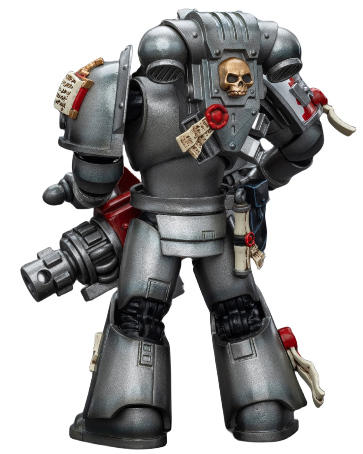 HiPlay JoyToy Warhammer 40K Collectible Figure: Grey Knights Strike Squad Grey Knight with Psycannon 1:18 Scale Action Figures JT9015