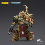 JOYTOY Warhammer Death Guard Blightlord Terminator & Plague Marine Icon bearer with Boltgun and Plague knife 1/18 Scale Action Figure