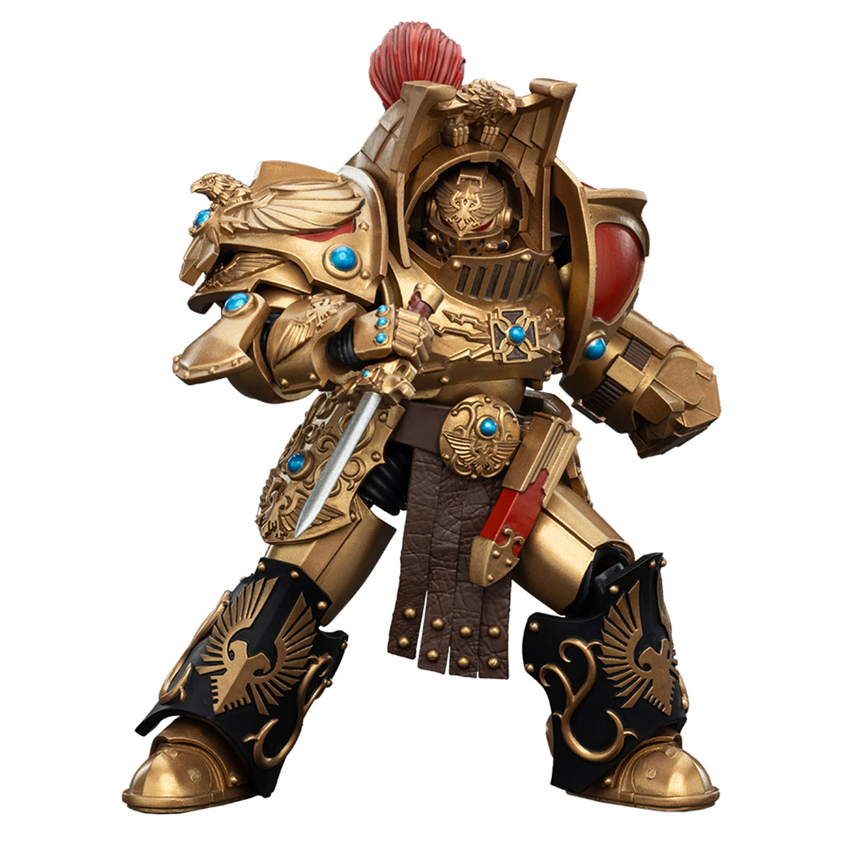 JOYTOY Legio Custodes Aquilon Terminator Squad Aquilon with Lastrum Storm Bolter JT00744 Warhammer 1/18 Scale Action Figures