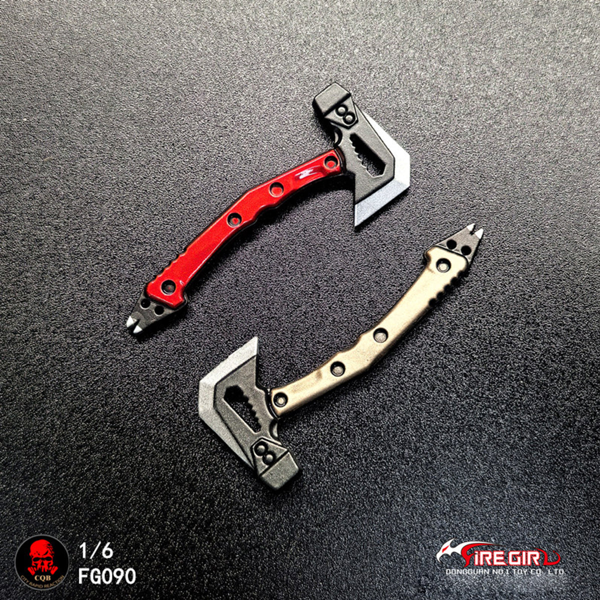 Fire Girl Toys Whole Terriory Special Agent Metal Axe FG090 Red Color Doll Accessory 1/6 Scale Fit Action Figure