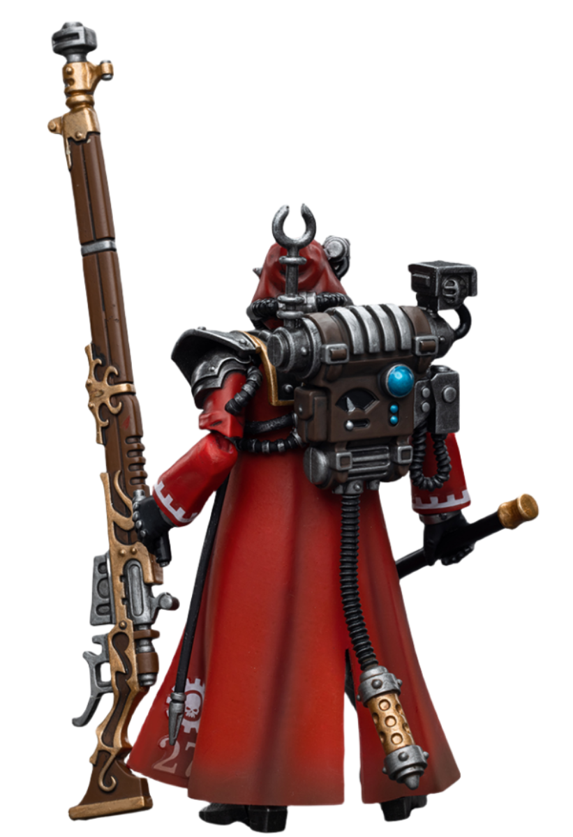 HiPlay JoyToy 40K Collectible Figure: Adeptus Mechanicus Skitarii Ranger with Transuranic Arquebus 1:18 Scale Action Figures JT7851 (Ranger with Transuranic Arquebus)