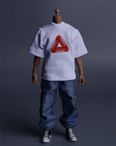 HiPlay Figure Doll Clothes: T-Shirt for 6-inch Collectible