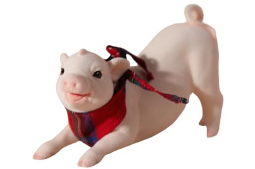 lovely⭐︎pig Lovely Pink Piggy Plush Toys with Wings/ Soft Sitting Pig