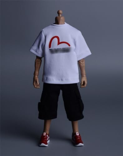 HiPlay Figure Doll Clothes: T-Shirt for 6-inch Collectible