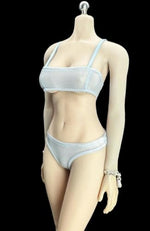 Ropa para muñecas a escala 1/6: Conjunto de ropa interior y bragas para figuras de acción coleccionables de 12 pulgadas