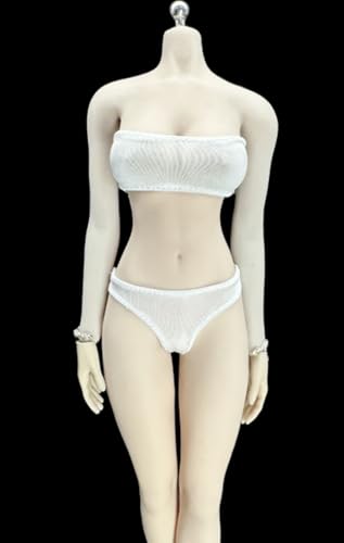 Ropa para muñecas a escala 1/6: Conjunto de ropa interior y bragas para figuras de acción coleccionables de 12 pulgadas