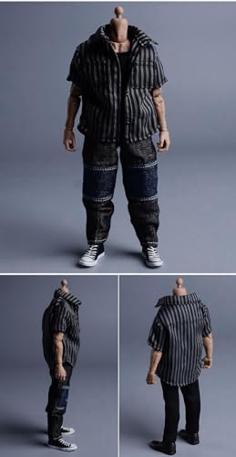 1/12 Scale Figure Doll Clothes: Harlan Denim Set Collectible