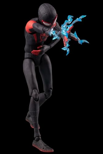 HiPlay Sentinel Collectible Figure Full Set: Spider Man, Miles Miniature Action Figurine