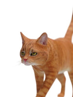 Figura de gato coleccionable JXK: modelo Felis Catus, pintada a mano por expertos, resina realista y segura, miniatura a escala 1:6.