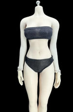 Ropa para muñecas a escala 1/6: Conjunto de ropa interior y bragas para figuras de acción coleccionables de 12 pulgadas
