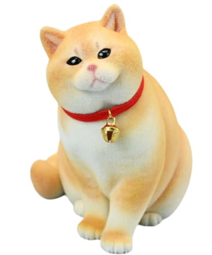 HiPlay JXK Collectible Cat Figure: British Shorthair, 1:6 Scale Miniature Animal Figurine