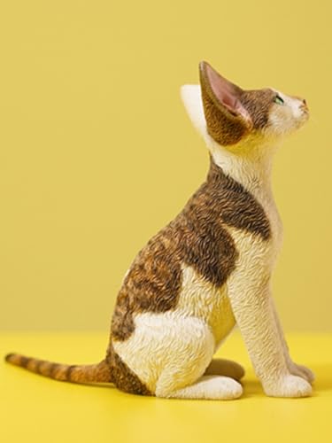 HiPlay JXK Collectible Cat Figure: Deon Rex, 1:6 Scale Miniature Animal Figurine