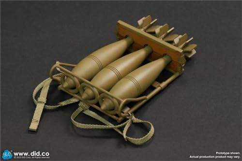 1/6 Scale Figure Accessory: Machine Heavy Mortars Model Miniature Collectible