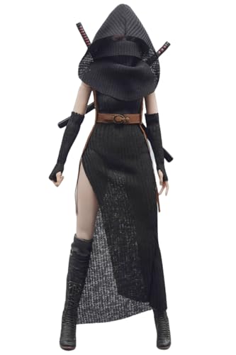 HiPlay Figure Doll Clothes: Classic Assassin Skirt for 12-inch Collectible Action Figure