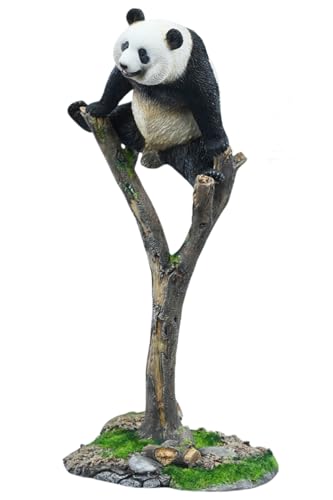 HiPlay JXK Collectible Panda Figure: Meng LAN, Expertly Hand-Painted, Lifelike, Safe Resin, 1:6 Scale Miniature Animal Figurine JXK205