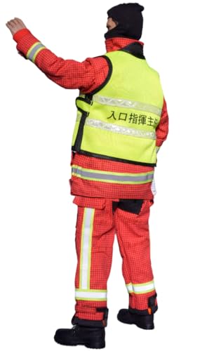 HiPlay 1/6 Scale Figure Doll Clothes: Fire Hero Suit Set for 12-inch Collectible Action Figure JHFA