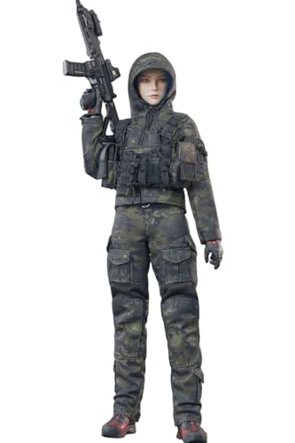 HiPlay 1/6 Scale Figure Doll Clothes: Woman Combat Suit for 12-inch Collectible Action Figure