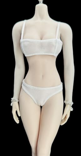 Ropa para muñecas a escala 1/6: Conjunto de ropa interior y bragas para figuras de acción coleccionables de 12 pulgadas