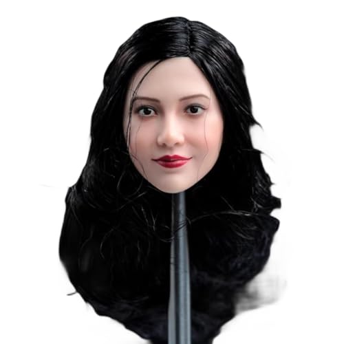 HiPlay 1:6 Scale Female Head Sculpt, East Asia Girl Head Sculpture for 12-inch Action Figures GC045B