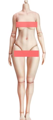 HiPlay True1Toys 1:6 Scale Female Action Figure Body -Tall and Plump Body Shape, Fair Skin Medium Bust EC3025A