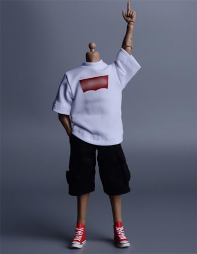 HiPlay Figure Doll Clothes: T-Shirt for 6-inch Collectible