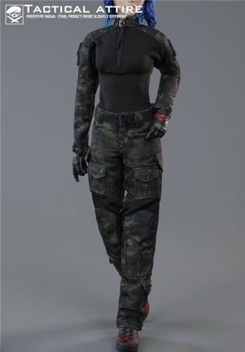 HiPlay 1/6 Scale Figure Doll Clothes: Woman Combat Suit for 12-inch Collectible Action Figure