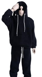 Vêtements de poupée à l'échelle 1/12 : ensemble sweat-shirt à capuche, accessoire de collection
