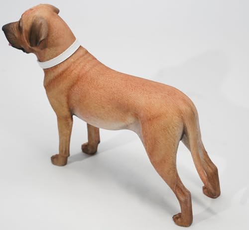 HiPlay JXK Collectible Dog Figure: French Bulldog, Expertly Hand-Painted, Lifelike, Safe Resin, 1:6 Scale Miniature Animal Figurine