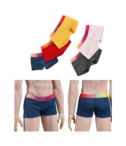 HiPlay 1/6 Scale Male Figure Doll Clothes: Colored Belt Boxer Briefs for Men for 12-inch Collectible Action Figure SA006