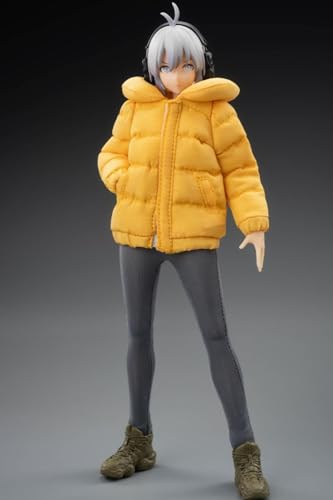 1/12 Scale Figure Doll Clothes: Down Jacket Set Collectible Accessory