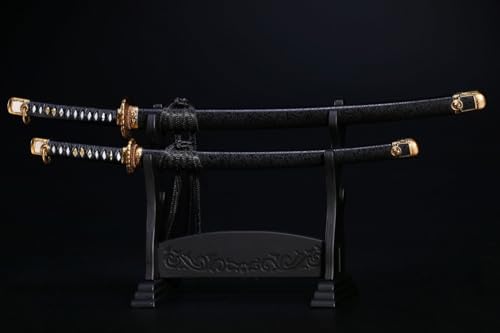 1/6 Scale Figure Accessory: Japanese Samurai Ronin Die-cast Alloy Katana-Wakizashi Series Model Collectible