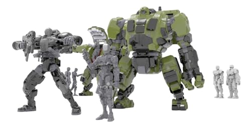 HiPlay Warriors Workshop Plastic Model Kits: Loyalty “G” Assist Humanoid Soldier 1:30 Scale Collectible Action Figures