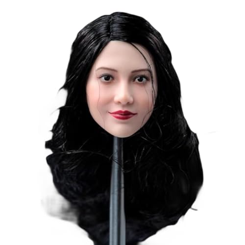 HiPlay 1:6 Scale Female Head Sculpt, East Asia Girl Head Sculpture for 12-inch Action Figures GC045B