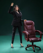 1/6 Scale Figure Doll Clothes: Blue Female Slim-Fit Suit for 12-inch Collectible Action Figure