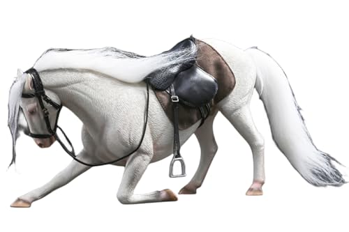 HiPlay JXK Collectible Horse Figure: Hannover3.0, Expertly Hand-Painted, Lifelike, Safe Resin, 1:12 Scale Miniature Animal Figurine