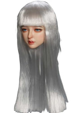 1:6 Scale Female Head Sculpt, Bella Head Sculpture for 12-inch Action Figures