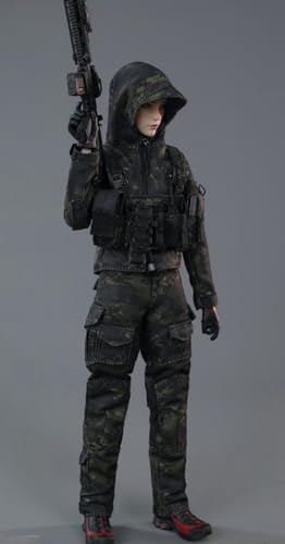 HiPlay 1/6 Scale Figure Doll Clothes: Woman Combat Suit for 12-inch Collectible Action Figure