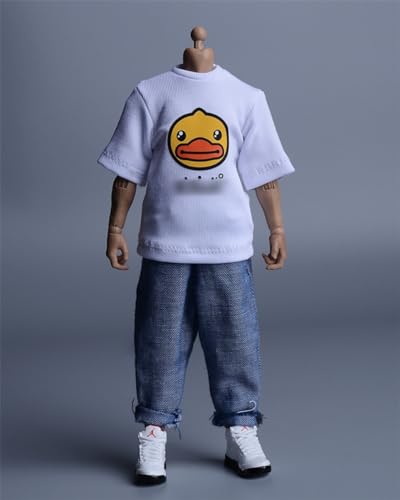 HiPlay Figure Doll Clothes: T-Shirt for 6-inch Collectible